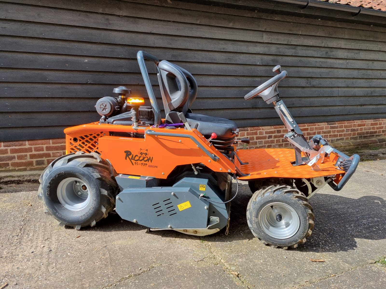 Ex Demo Stella Racoon 95 Municipal Ride-on Flail Mower () At The Best Price